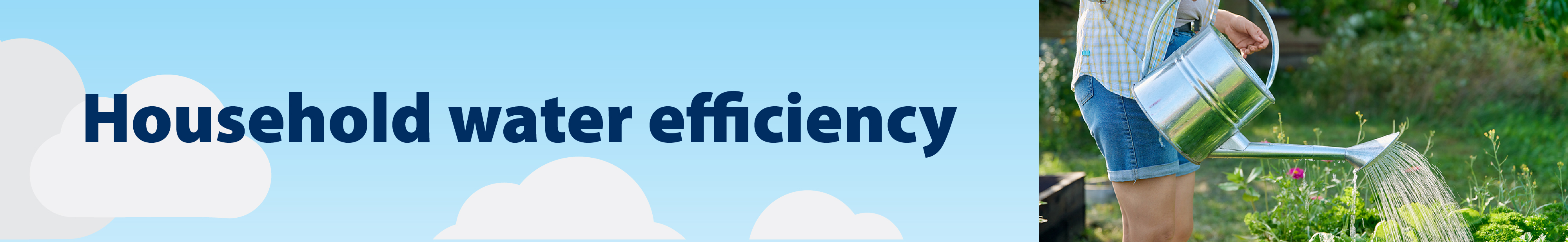 Household water efficiency