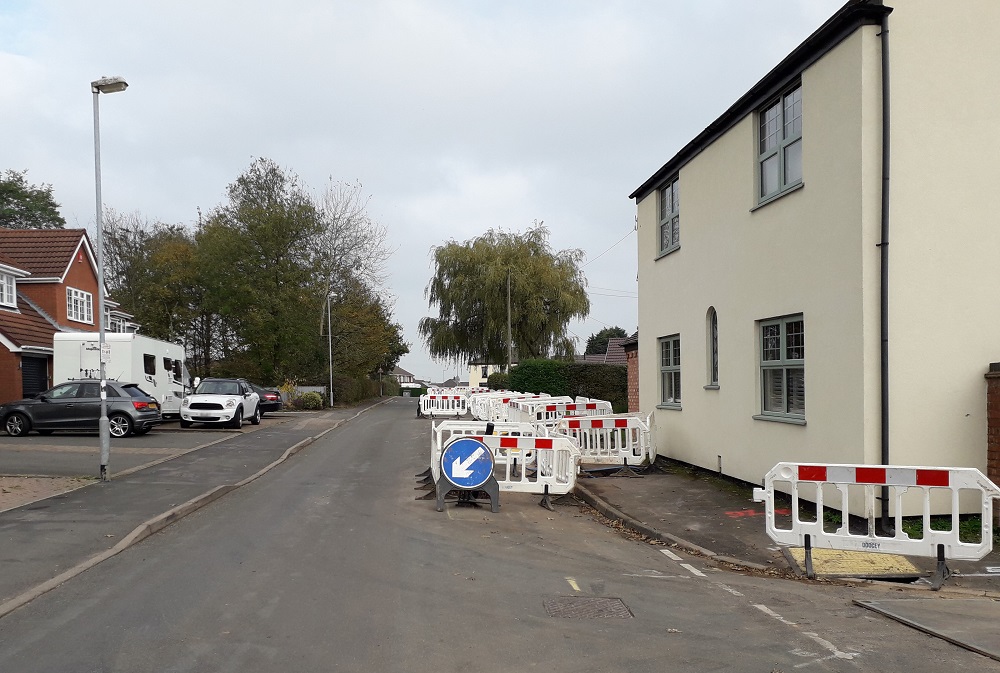 Photo of progress in Chase Terrace